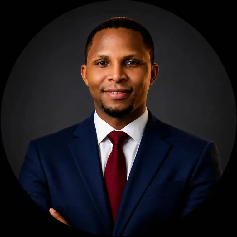Head-and-shoulders portrait of Mandela Onwusah